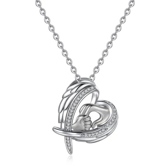 Jewelry - “Take my Hand” Sterling Silver Necklace
